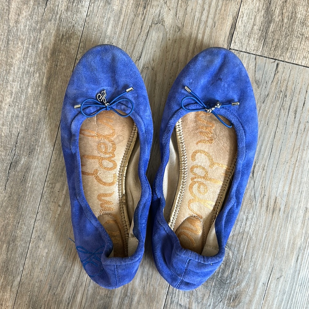 Cobalt blue Sam Edelman flats